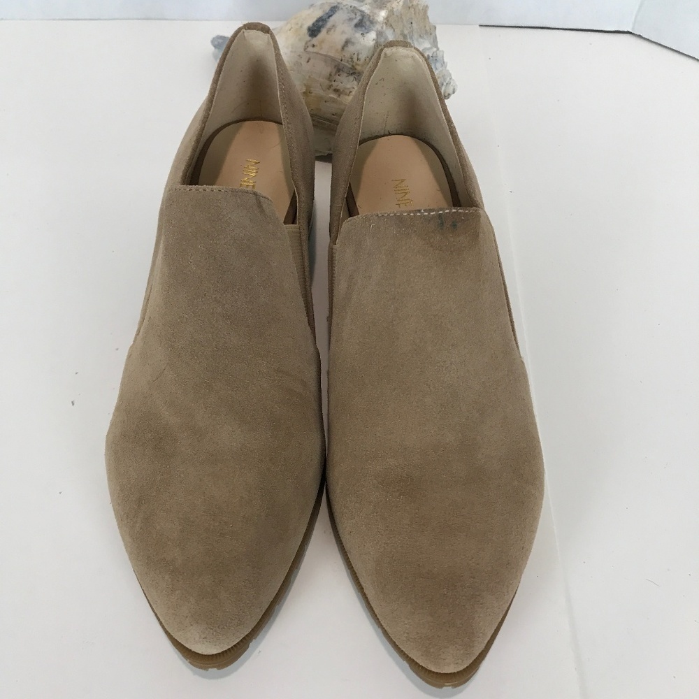 Nine West Low top Suede Bootie Sz 8.5